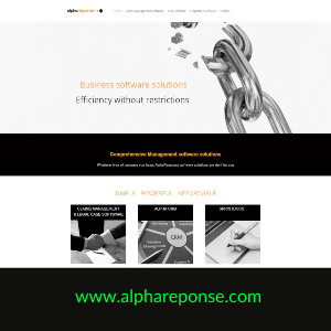 alpharesponse website designed by illogic
