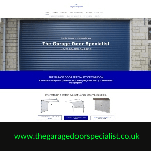 the garage door specialist of swindon website image