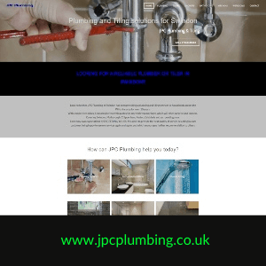 image of jpc plumbing website designed by illogic