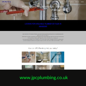 PICTURE OF JPC PLUMBING WEBSITE WHO USE ILLOGIC SEO
